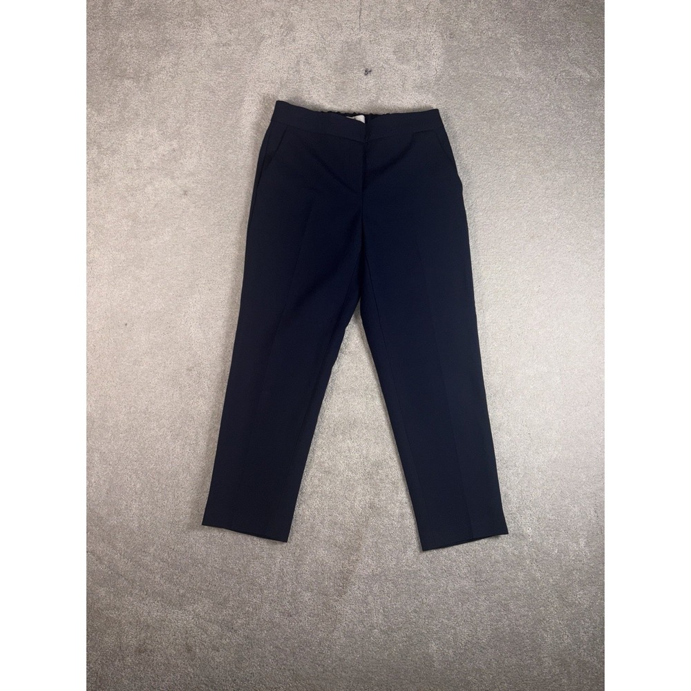 Aritzia Babaton Conan Trouser Pants Womens 4 Stretch Mid Rise Navy Pull On